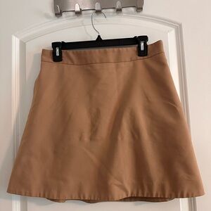 Express beige mini skirt